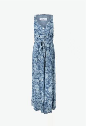 Shaft Womens Polly Maxi Dress In Indian Chambray