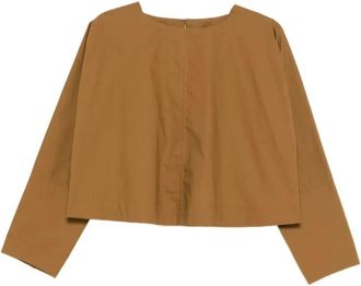 SOEUR Armand Blouse - Dames - Blouses - Bruin - S - Katoen - Overhemden