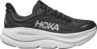 Hoka One One Bondi 9 - Heren - Hardloopschoenen - Zwart - 41 1/2 EU - Polyester - Fitness