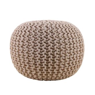 Ornami Puf redondo tejido 40x30cm