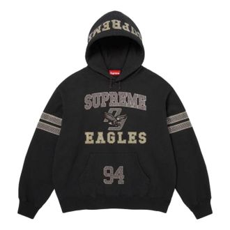 SUPREME FW26 Rhinestone Eagle Hooded Sweatshirt Black SUP-FW26-033-BLK
