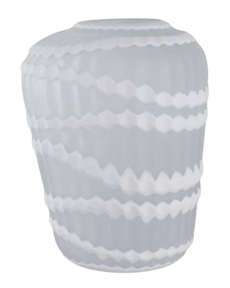 Sagebrook Home 13In Warwick Large Carved Glass Vase