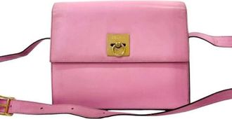 Celine Pre-owned Cross Body Bags, female, Pink, Size: ONE SIZE Pre-owned Vintage Cross Body Bag