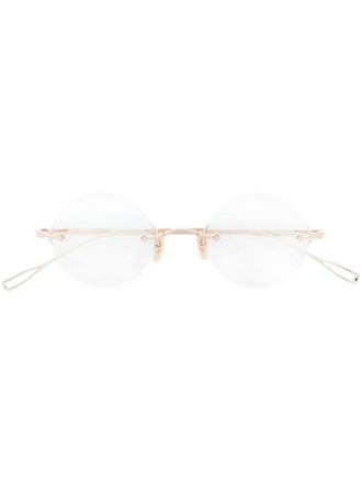 Eyevan 7285 Bril met rond montuur - Goud