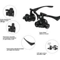 OEM Lupa Con 2 Luces Led, 8 Lentes Extra&iacute;bles, Lupa De Cabeza, Lupa Manos Libres Para Reparaciones, Lectura, Joyer&iacute;a, Relojes (2.5x 4x 6x 8x 10x 15x 20x 2