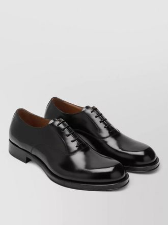 Dries Van Noten oxford shoes almond toe leather sole