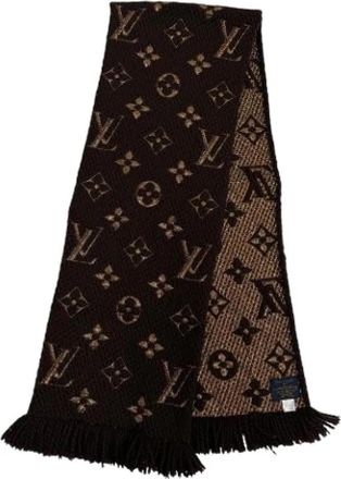 Louis Vuitton Pre-owned Stole - Dames - Vintage Accessoires - Bruin - ONE Size - Wol - Vintage