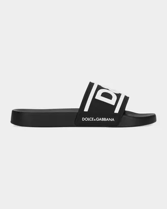 Dolce & Gabbana Men & apos;s Logo Pool Slides