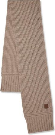 Mulberry Chunky Ribbed Scarf in Oat at Nordstrom