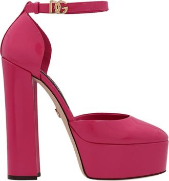 Dolce & Gabbana Fuchsia Capri Pumps