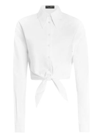 Dolce & Gabbana stretch-cotton shirt - White