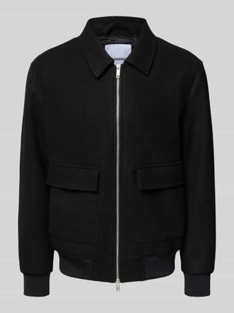 Lindbergh Lindbergh Hemdjacke mit Reißverschluss in Black, Größe XXL