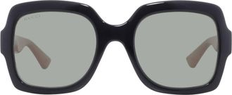 Gucci Grey Square Ladies Sunglasses GG1337S 008 54