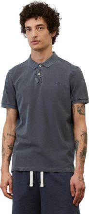Marc O'Polo Poloshirt MARC OPOLO, Herren, Gr. XXXL (58), blau (marine), Piqu&eacute;, Obermaterial: 100% Baumwolle, regular fit h&uuml;ftlang, Flachstrickb&uuml;ndchen, Shirts Pol