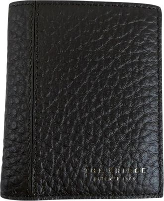 The Bridge Bifold Portemonnee - Dames - Portefeuilles - Zwart - ONE Size - Leer - Accessoires