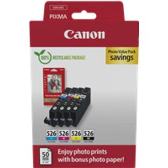 CANON Ink/cli-526 Bk/c/m/y Photo Value