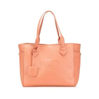 Loewe Pre-owned Tote Bags, female, Pink, Size: ONE SIZE Pre-owned Tote Bag