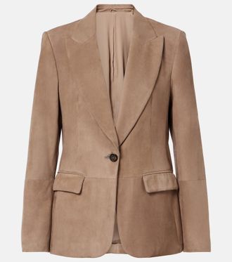 Brunello Cucinelli Suede blazer