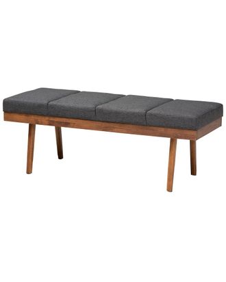 Design Studios Dnu Design Studios Larisa Modern Charcoal Wood Bench