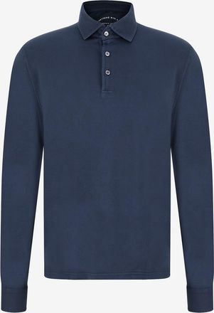 Fedeli Langärmeliges Jersey-Polohemd Zero Interlock