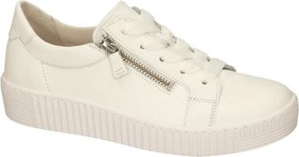 Gabor Schoenen, Dames, Wit, 38 1/2 EU, Leer, Cervo Sneaker