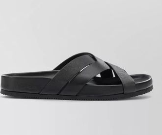 Tom Ford sandals open toe cross strap textured sole