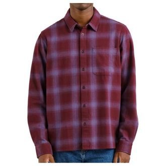 Dedicated Shirt Rute Flannel Shadow Check Hemd f&uuml;r Herren | lila
