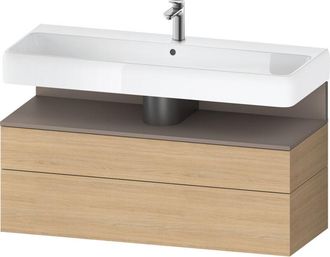 Duravit Qatego Mueble Bajo Lavabo, 1 Extra&iacute;ble Y 1 Caj&oacute;n, - Duravit