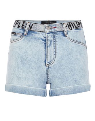 Philipp Plein Denim High Waist Hot pants Philipp Plein TM