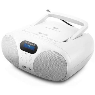 Muse radio cd portatile bianca - md208dbw