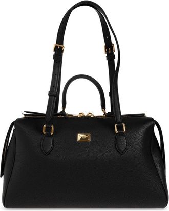 Dolce & Gabbana Vittoria Bag - Dames - Schoudertassen - Zwart - ONE Size - Katoen - Tassen