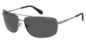 Polaroid PLD 2101/S KJ1/M9 Mens Sunglasses Grey Size 63