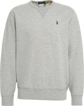 Polo Ralph Lauren Klassieke Crew Neck Sweatshirt Grigio - Heren - Sweatshirts - Grijs - L - Katoen - Hoodies & sweatvesten