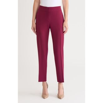 Kasper Classic Fit Slim Leg Pants in Shiraz at Nordstrom, Size 10
