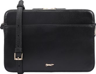 Paul Costelloe Womens Kouti Leather Cross Body Bag - Black - One Size
