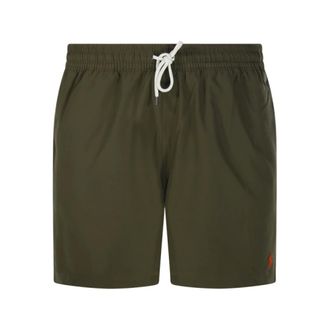 Ralph Lauren Beachwear, male, Green, Size: S Mid Trunk