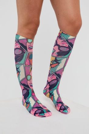 OOSC Comic Book Candy Ski / Snowboard Sock in Multi-Colour at Nordstrom, Size Medium