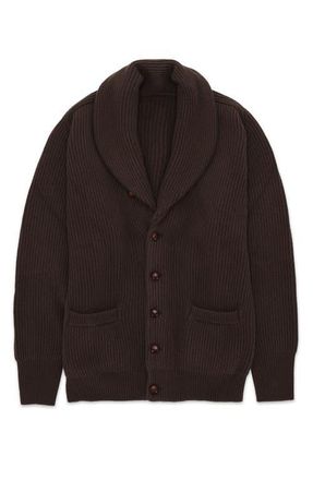 Fortela Stoke Cashmere Cardigan in Dark Brown at Nordstrom, Size X-Large Eu