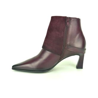 Hispanitas Bordo Botje +Kap +Tip 6cm - Dames - Schoenen - Bruin - Maat: 39 EU