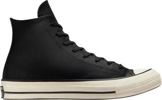 Converse Vintage Chuck 70 Hi Leren Sneakers - Heren - Sneakers - Zwart - 36 1/2 EU - Leer - Schoenen