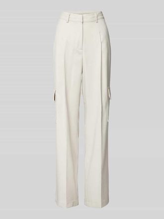 Smith & Soul Stoffhose mit B&uuml;gelfalte und Pattentaschen in Kitt, Gr&ouml;&szlig;e XXL