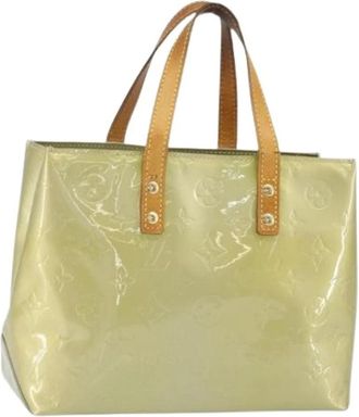 Louis Vuitton Pre-owned Handbags, female, Green, Size: ONE SIZE Pre-owned Patent Leather Hand Bag