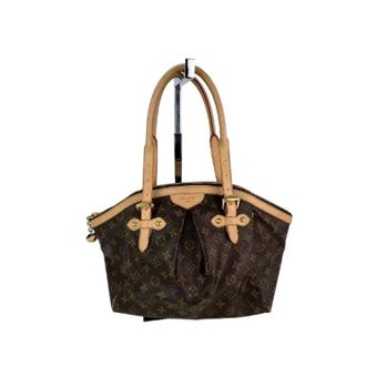Louis Vuitton Tweedehands Canvas Louis Vuitton tassen - Dames - Vintage Shopper - Geel - ONE Size - Tweed - Vintage