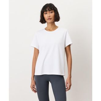 Pact Luxe Essential Crewneck Tee Made With Organic Cotton in White at Nordstrom, Size Xx-Large