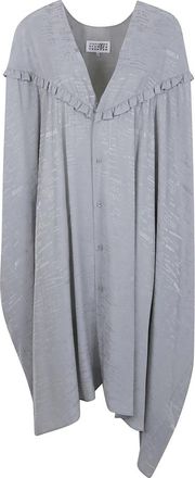 Maison Margiela Midi Jurk - Dames - Casual kleedjes - Grijs - XS - Kleedjes