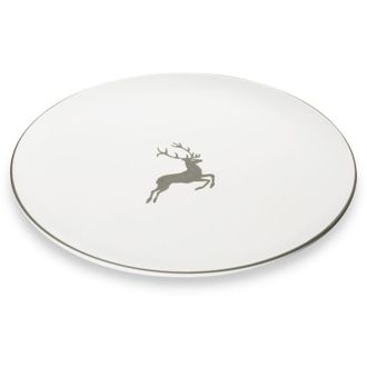 Gmundner Keramik Gmundner Keramik - Gmundner Cer&aacute;mica Ciervo Gris, Plato Individual Copa (&oslash; 32cm)
