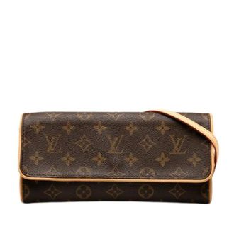 Louis Vuitton Pre-owned Clutches, female, Brown, Size: ONE SIZE Pre-owned Fabric Crossbody Bag