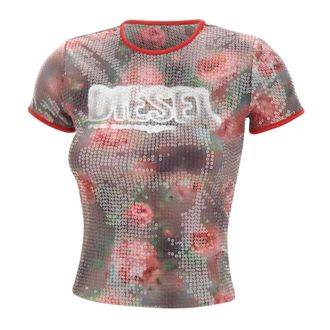 Diesel Mujer, Camisetas, Rojo, Talla: S