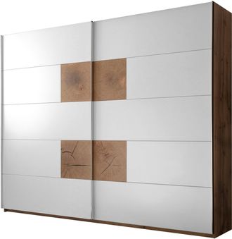 Schlafkontor Schwebetürenschrank »Capri« Fronten mit edlen Applikationen in Hirnholz-Dekor