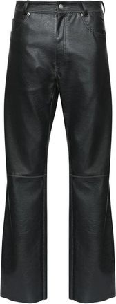 Maison Margiela Leather-effect Trousers